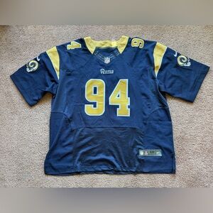 NIKE los angeles rams authentic game jersey nfl robert quinn 4xl football